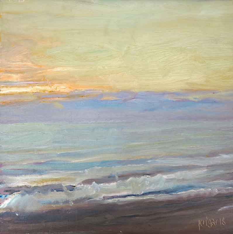 André Krigar, Sonnenuntergang am Meer