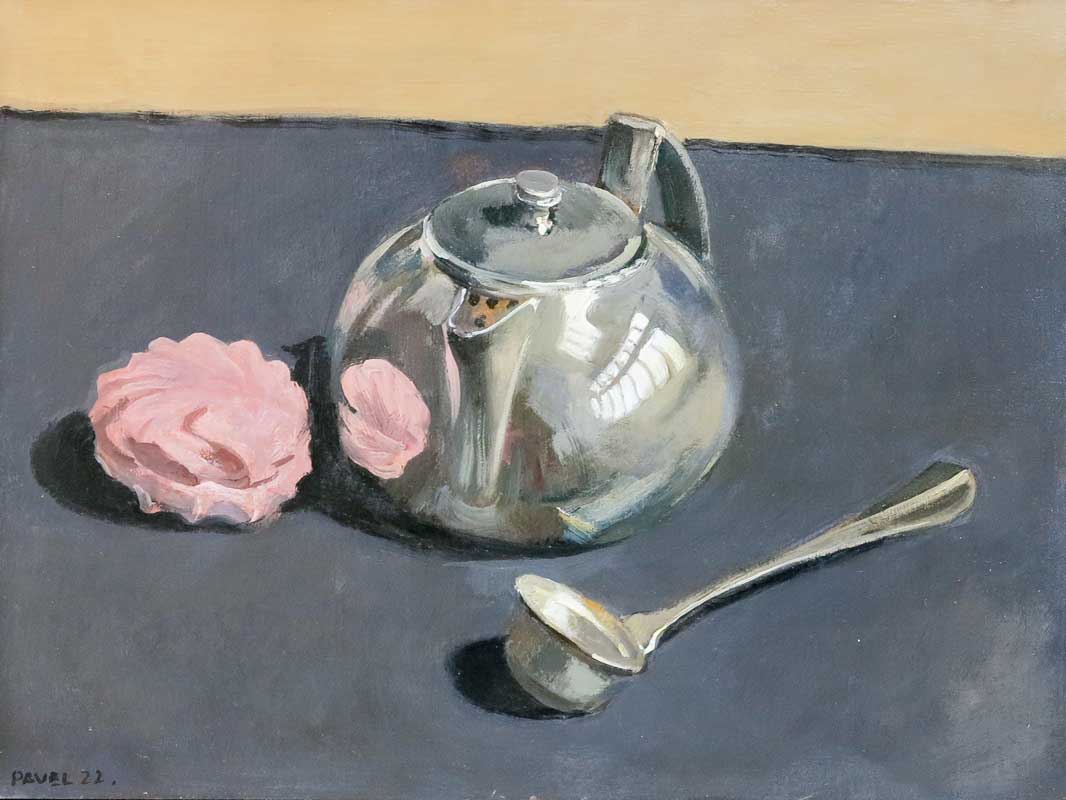 Pavel Feinstein, Teekanne mit Löffel
