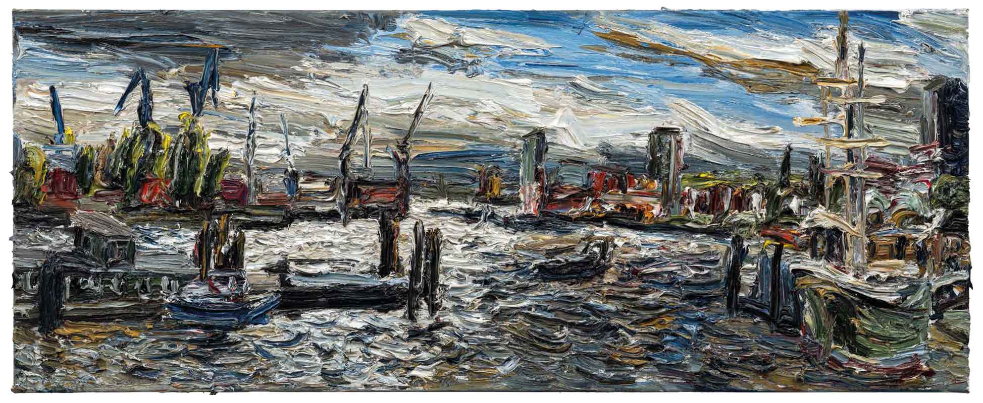 Christopher Lehmpfuhl, Stürmischer Hafen, Hamburg
