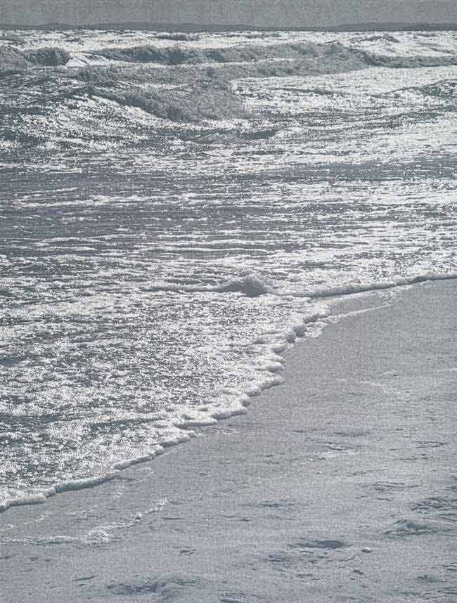 Sonja Weber, Wellen im Licht am Bansiner Strand