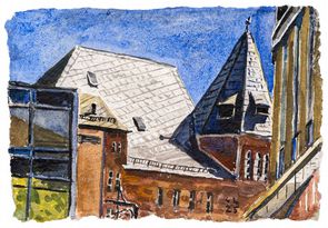 Christopher Lehmpfuhl, Dach im Mittagslicht