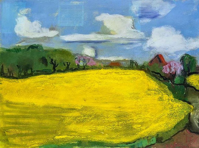Klaus Fußmann, Großes Rapsfeld